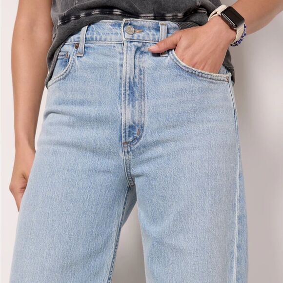 Agolde Ren Wide Leg High Waisted Jeans - Picture 3 of 10